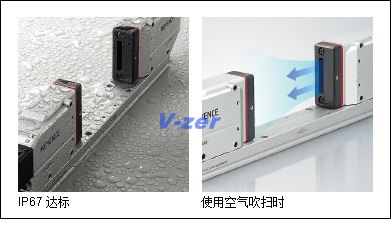 IP67 達標/使用空氣吹掃時